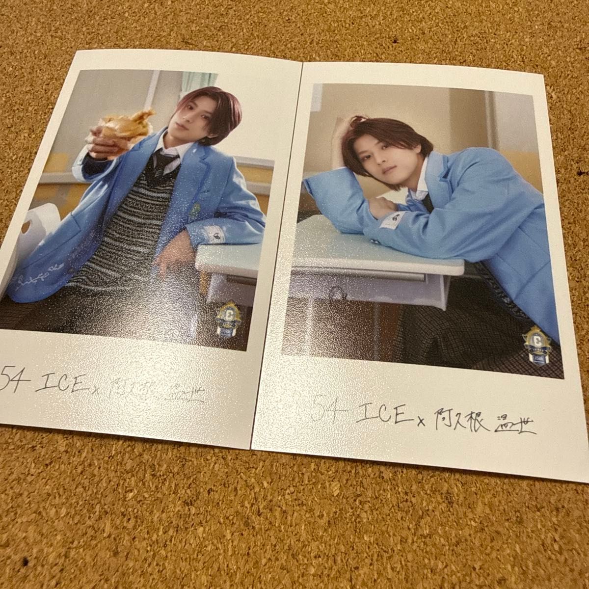 ICEx 阿久根温世 ミニフォト 隣の席 2枚セット EBiDAN EBiDAN THE Live二手;物流保障;未使用