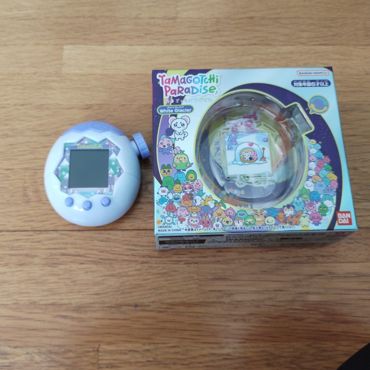 バンダイ BANDAI Tamagotchi Paradise White Glacier たまごっちパラダイス こおり二手;物流保障;有些许损伤或污渍;航空禁运