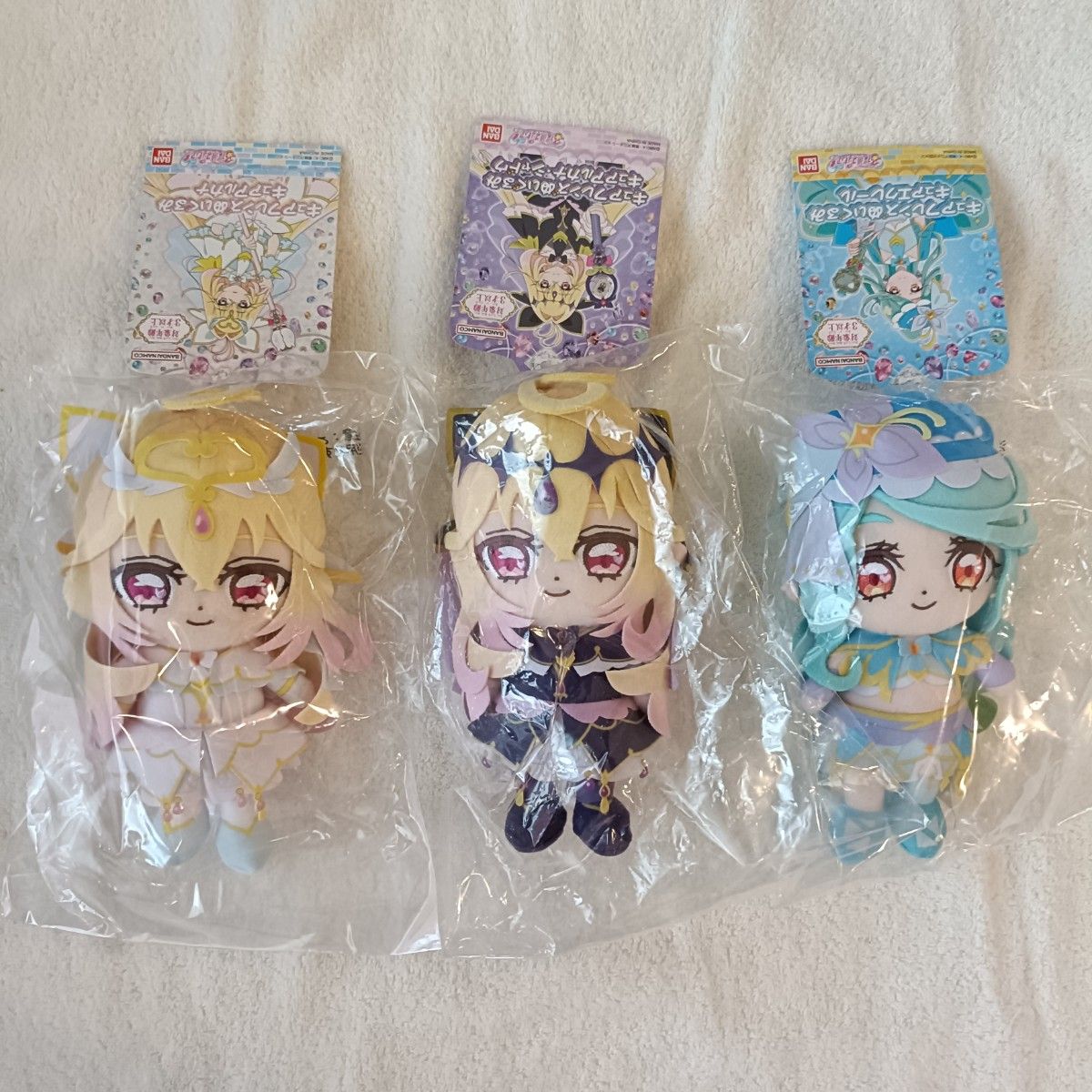 名探偵プリキュア キュアフレンズぬいぐるみ キュアアルカナ キュアアルカナシャドウ キュアエクレール ３個セット二手;物流保障;未使用;易碎品