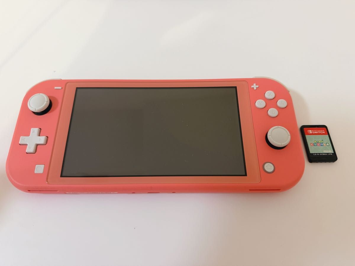 Nintendo Switch Lite コーラル 本体 あつまれどうぶつの森 ソフトセット Switch ライト 初期化済み二手;物流保障;没有明显的损伤或污渍;易碎品;航空禁运