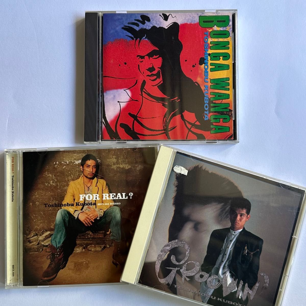 《used》CD 久保田利伸 FOR REAL?  GROOVIN’  BONGA WANGA サンプル　邦楽二手;物流保障;有些许损伤或污渍