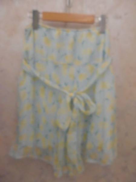 送料無料！　PAOLAFRANI(パオラフラーニ)シルクすそランダムシフォンスカート