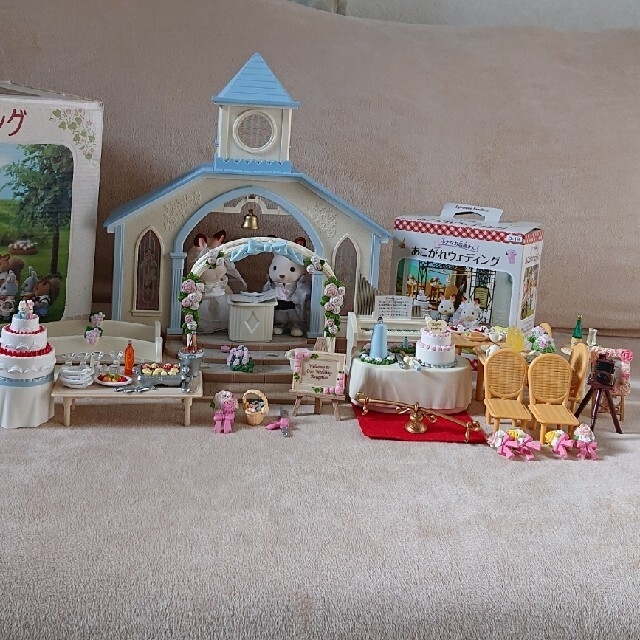 シルバニア ウェディング セット有损伤或污渍