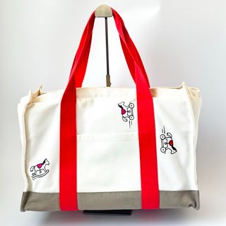 【美品】HERMES エルメス マザーズバッグ アダダ トート キャンバス