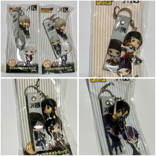 アニメK フィギュア付きストラップ　宗像礼司 夜刀神狗朗　伊佐那社　八田美咲
