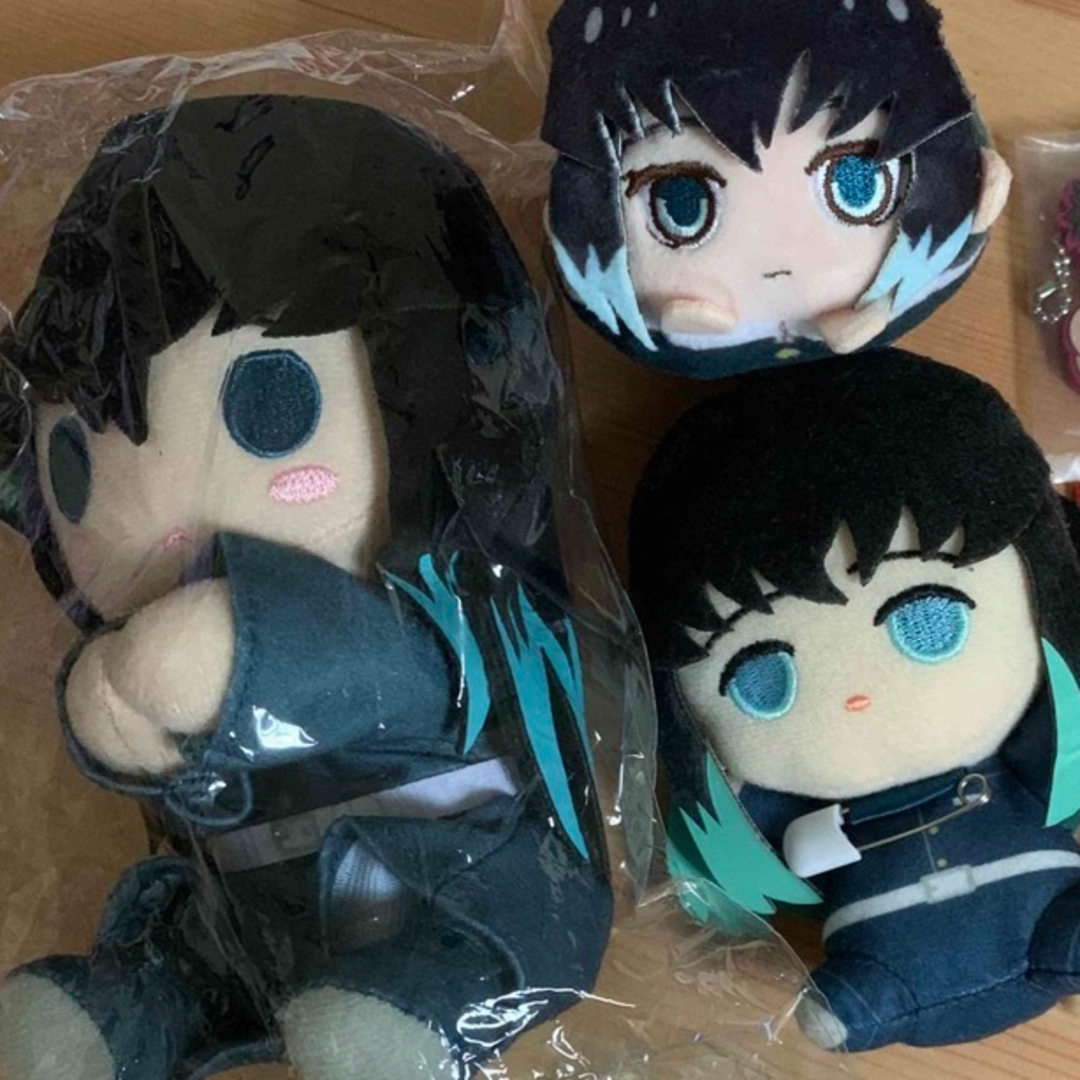 ぴたぬい、もちころりん、くっつきぬいぐるみバッジ　時透無一郎　鬼滅の刃