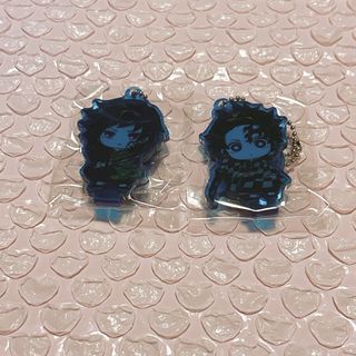 鬼滅の刃 ここみえアクリルフィギュア 玖ノ型 冨岡義勇 竈門炭治郎