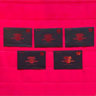 【特価】遊戯王 WCS 2018 封筒のみ 5点セット