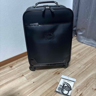 スワニー　キャリーバッグ　エナメル　黒　美品寄り　最安値