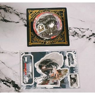 大佛 バースデーアクスタ 缶バッジ 名場面ジオラマフィギュア 2点