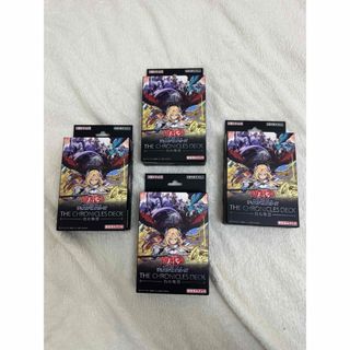 新品未開封　遊戯王 白の物語 THE CHRONICLES DECK 4箱