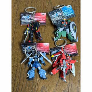 ガンダムSEEDデスティニー リアルフィギュアキーホルダー 4個セット