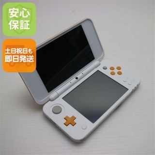 良品中古 NEWニンテンドー2DS LL ホワイト×オレンジ M777