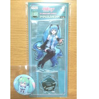 初音ミクぬーどるストッパーフィギュアアクリルスタンド&缶バッチ