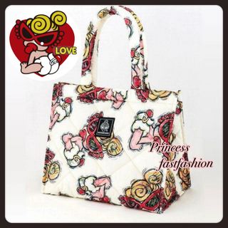 【ホワイト-B】新品❤️ヒステリックミニ トートバッグ ヒスミニ マザーズバッグ
