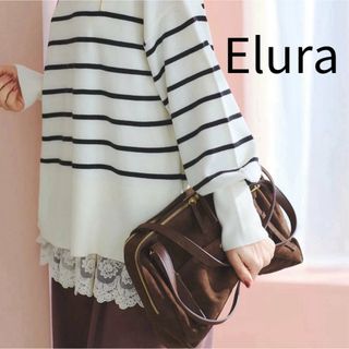 Elura エルーラ ダブルファスナーボストン ボストンバッグ ハンド バッグ