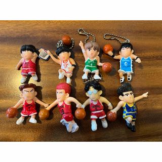 スラムダンク SLAMDUNK スラムスイング キーホルダー フィギュア 8個
