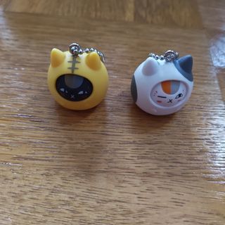 夏目友人帳 ニャンコ先生 フィギュア ストラップ 2個
