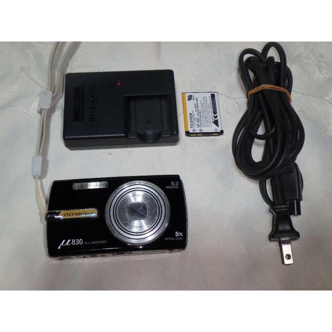 動作品 OLYMPUS μ830 デジタルカメラ 有些许损伤或污渍