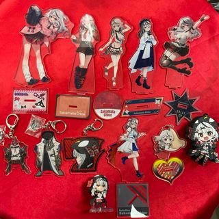  沙花叉クロエ　アクリルスタンド　キーホルダー　ミニフィギュア　グッズ12点