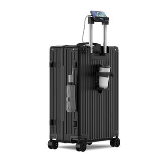 スーツケース Sサイズ 42L ブラック 機内持ち込み 多機能 キャリーバッグ