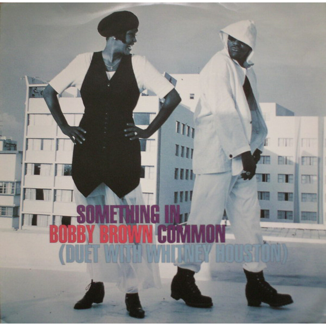 12” Bobby Brown Duet, Whitney Hous Something In Common MCST1957 MCA Records /00250有些许损伤或污渍
