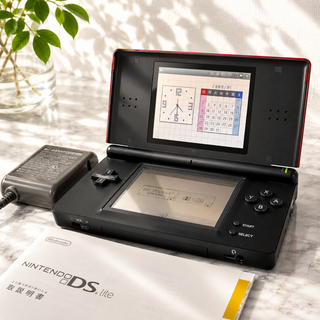 美品 ニンテンドー DSライト レッド クリムゾンブラック 【0315】