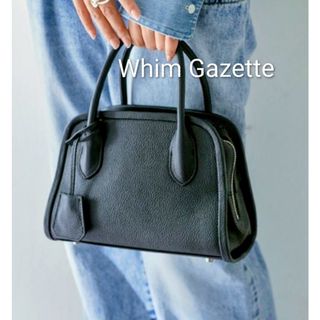 美品☆Whim Gazette ウィムガゼット Hoaw. ミニボストンバッグ