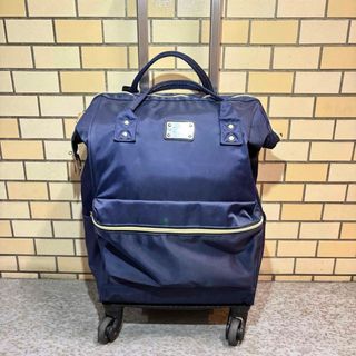 【東京都引取限定】꧁ キャリーバッグ リュック꧂ 大きく開くがま口 2way