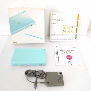 本体極美品　Nintendo　ニンテンドーDSlite　アイスブルー　任天堂