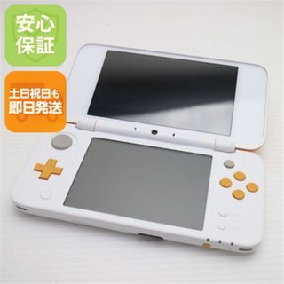 良品中古 NEWニンテンドー2DS LL ホワイト×オレンジ 