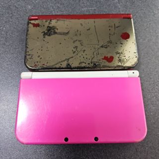 【ジャンク液晶割れ】New ニンテンドー3DS LL 本体 2台まとめ売り