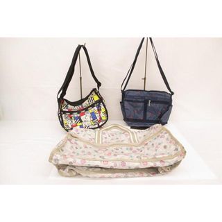  良品 レスポートサック LESPORTSAC スヌーピー イチゴ ショルダーバッグ ボストンバッグ 3点 レディース