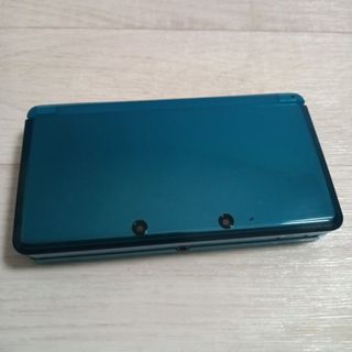 ニンテンドー3DS アクアブルー 青 本体 【良品・全体的に美品】 中古 送料無料 08221