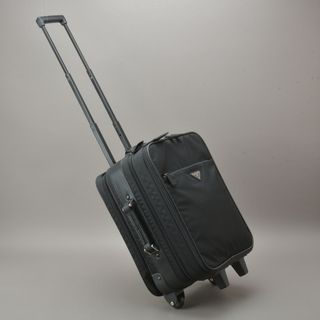 美品◇PRADA プラダ キャリーバッグ 45 ナイロン ブラック 機内持込可