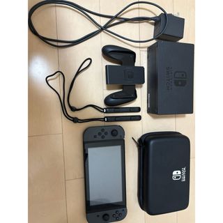 Nintendo Switch グレー　ニンテンドースイッチ　美品　箱無し　