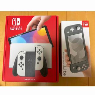 ニンテンドースイッチ有機ELモデル　ホワイト　ニンテンドースイッチライト　グレー　本体　新品未開封