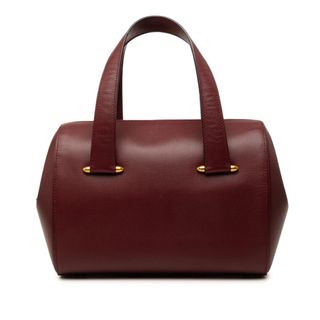 カルティエ マストライン ボストンバッグ ハンドバッグ レザー レディース CARTIER 【1-0290037】