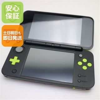 良品中古 NEWニンテンドー2DS LL ブラック×ライム 