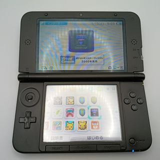 ポケモンクリスタル ポケモンバンク 訳あり品 引っ越し可能 ニンテンドー3DSLL ブルー×ブラック