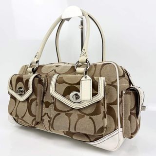 COACH コーチ レガシー ミニボストンバッグ ハンドバッグ ベージュ6232