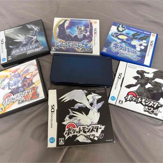 Newニンテンドー3DS LL メタリックブルー 本体 とポケモンのソフトセット