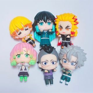 鬼滅の刃 ちょこっと ひっかけ フィギュア ぷち セット