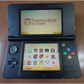 Newニンテンドー3DS ブラック 本体 ポケモンバンク ムーバー