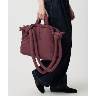 OLEND オレンド　マザーズバッグ　ソフト　ショルダーバッグ　ボルドー　wine 新品