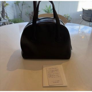 Therow ボウリングバッグ　トートバッグ　ショルダーバッグ　美品　ブラック　ゴールド ブラック ボストンバッグ レザー 
