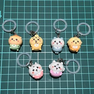 ちいかわ ベビー　おくるみ　めじるしアクセサリー６個セット　アンブレラマーカー　赤ちゃん　baby ハチワレ　うさぎ　フィギュア