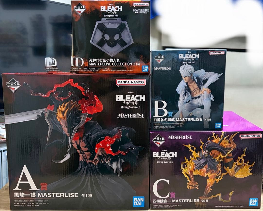 一番くじ BLEACH 千年血戦篇 フィギュア A賞 B賞 C賞 D賞 セット未使用