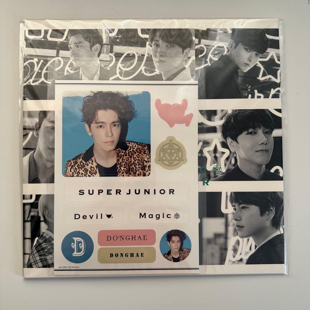 SUPER JUNIOR ドンヘ CD ステッカー ［Devil/Magic］