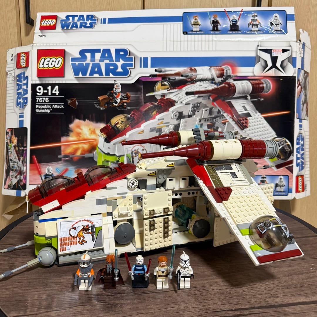 引退品　LEGO スターウォーズ　7676 リパブリックアタックガンシップ　正規LEGO;有些许损伤或污渍